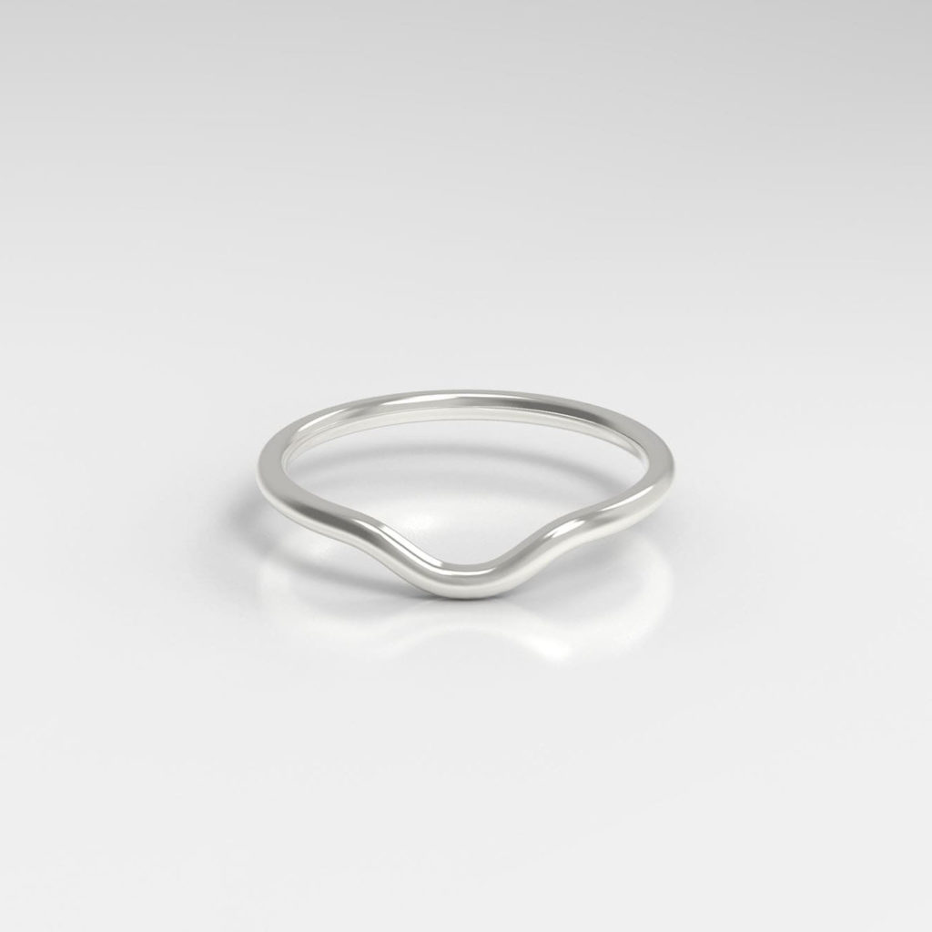 curved domed ring