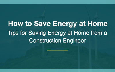 how to save energy at home