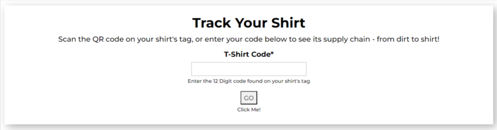 TS designs track your shirt