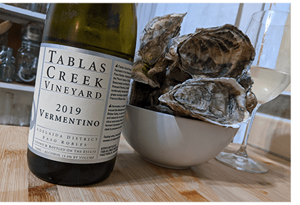 tablas wine and oysters