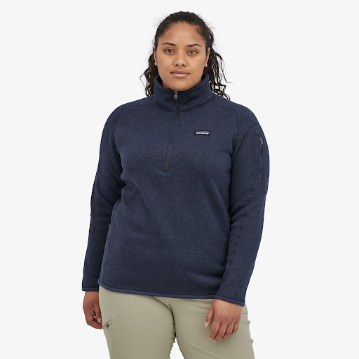 patagonia women's 1/4-zip better sweater